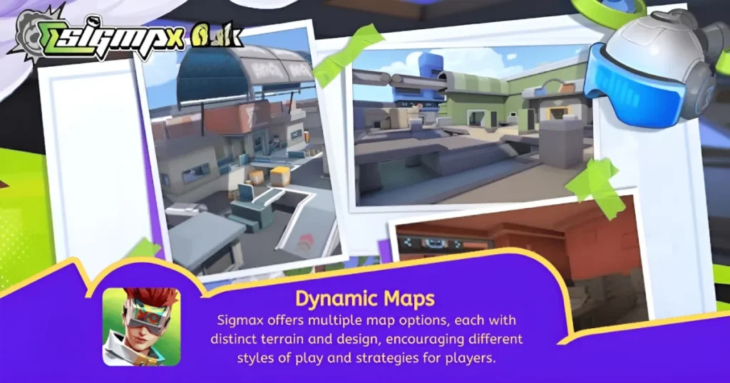 Sigmax Game Dynamic Maps